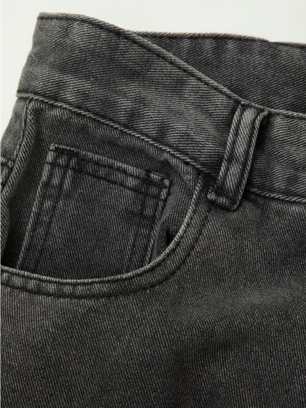MICAS High-Waist Cargo Wide Leg Jeans - Washed Gray - Picture 4 of 9